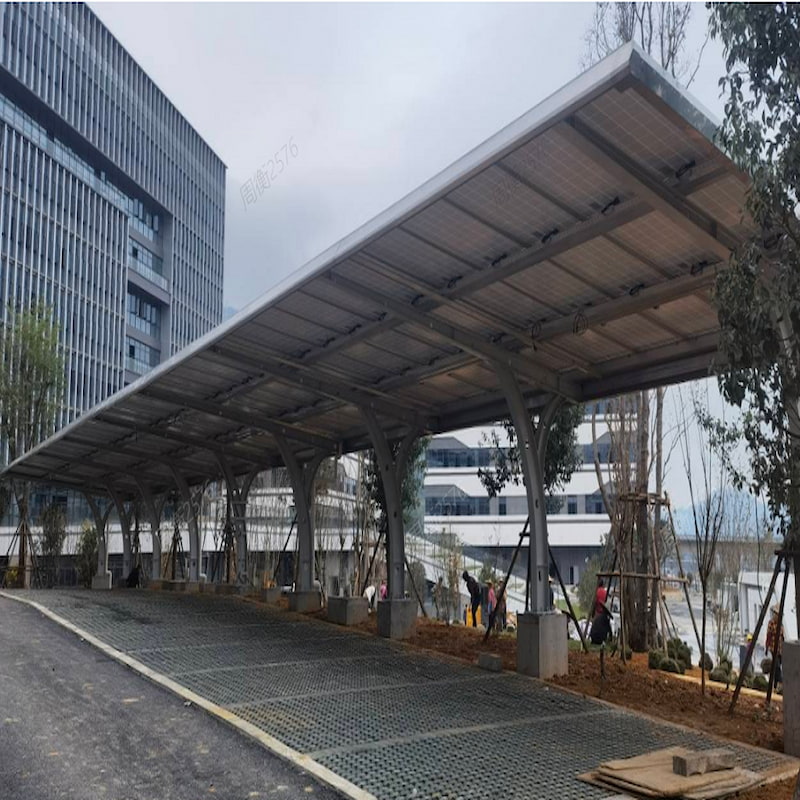 Solar Carport PV Mounting Structure Cantilever Type Solar Carport Mounting